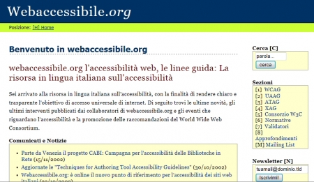 Nasce Webaccessibile.org