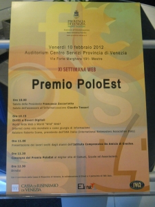 Premio PoloEst - Premiazione dei siti Web della Provincia di Venezia