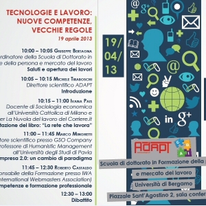 Tecnologie e lavoro: nuove competenze, vecchie regole