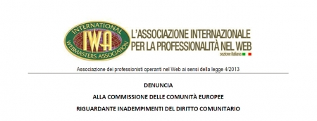 IWA denuncia all'UE la Web Tax